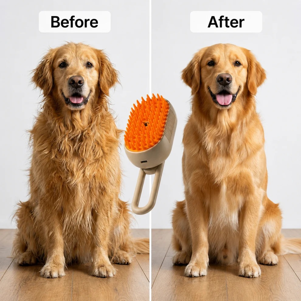 Electric Pet Massage Comb for Pet (Multicolor)