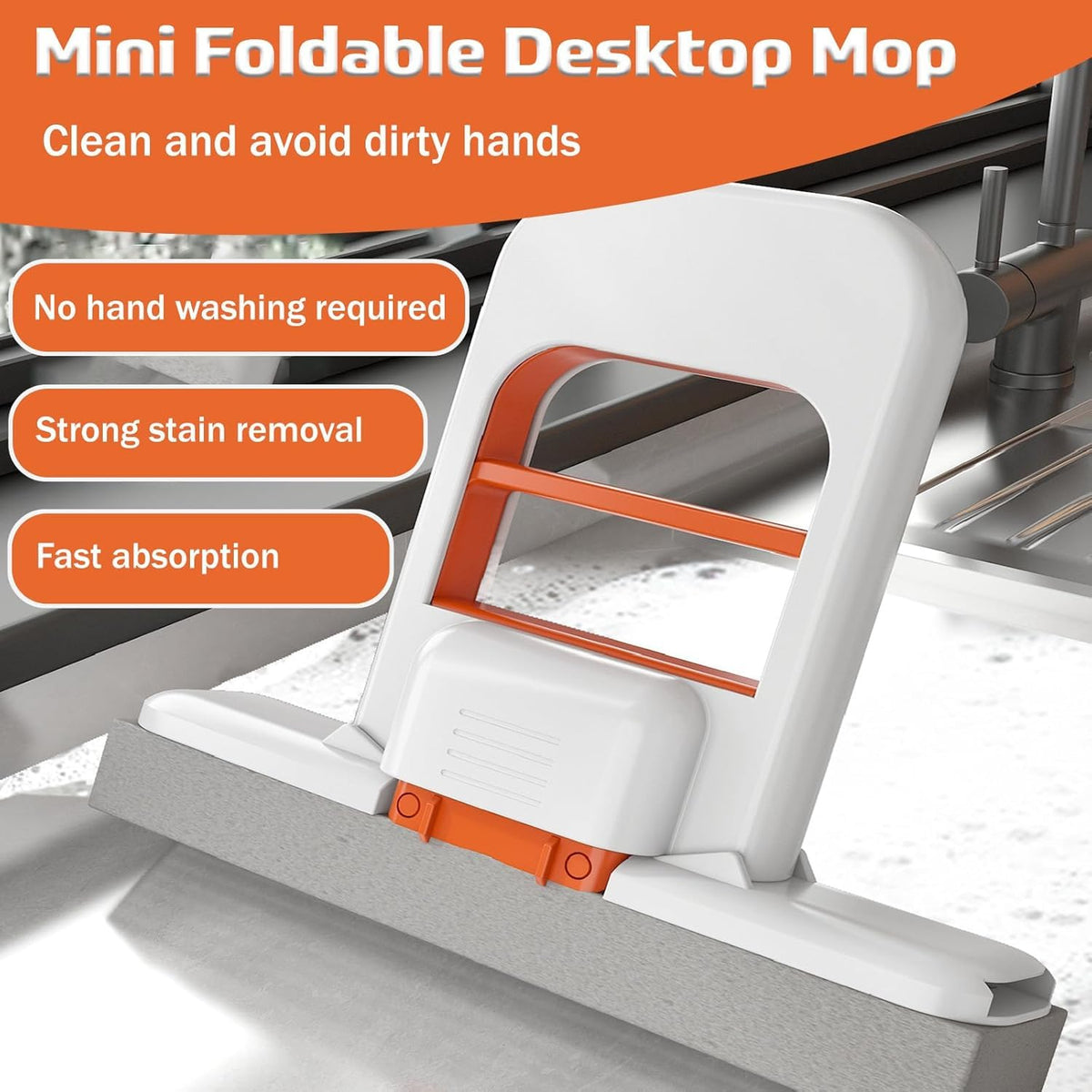 Mini Foldable Mop for Kitchen (Pack of 1)